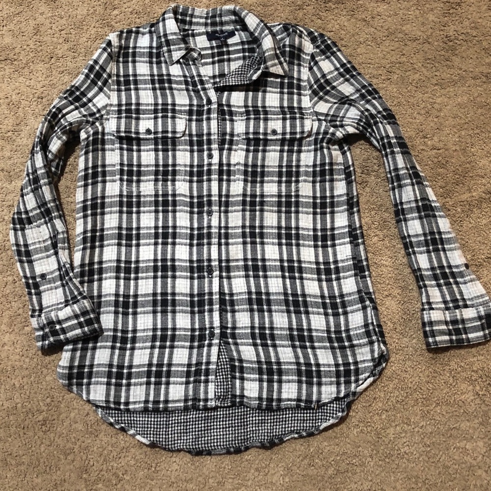 Madewell Kemp Plaid ExBoyfriend button down shirt